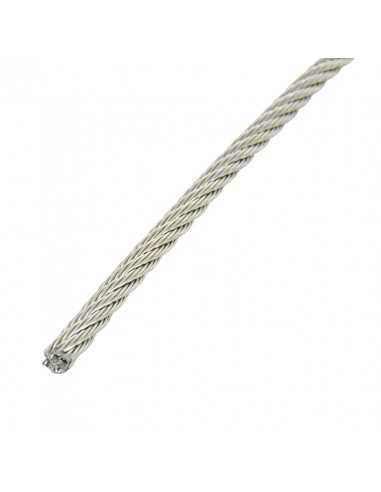 Cable de acero inoxidable 7x19 blando